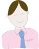 Happy Business Man Clip Art